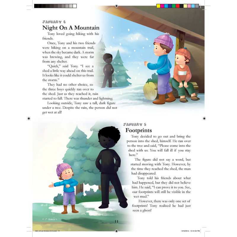 365 Ghost Stories - Spine-Chilling Tales for Kids and Young Readers