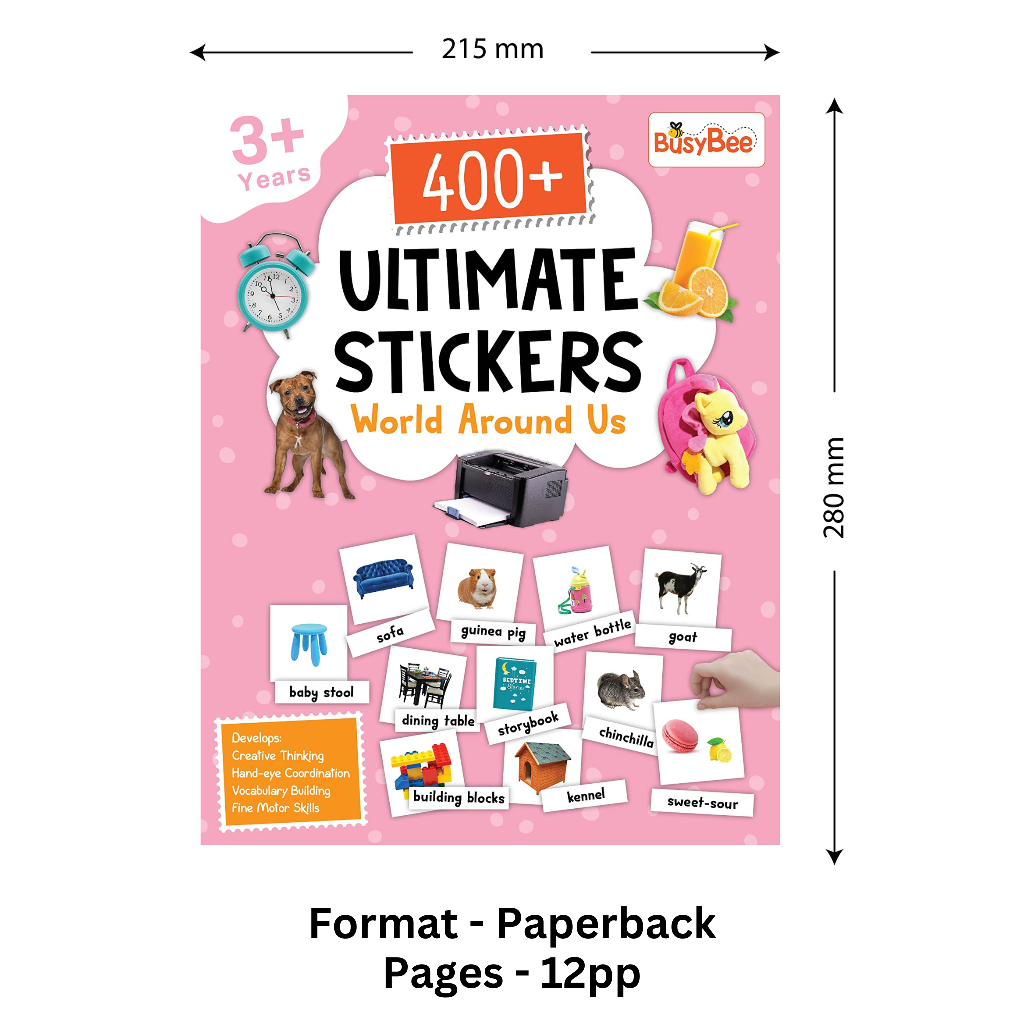 400+ Ultimate Stickers Book - World Around Us | Fun & Educational ...