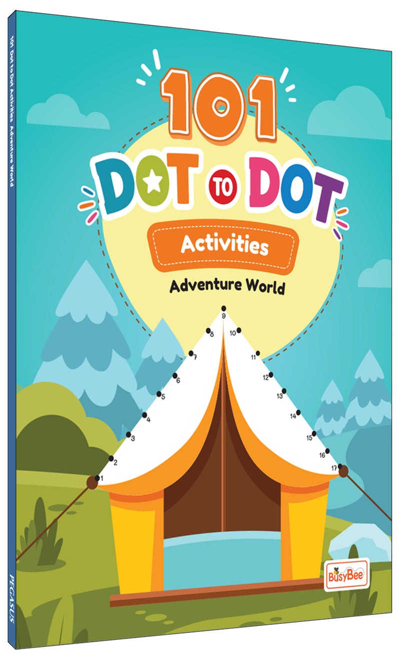 101 Dot to Dot Activities – Adventure World Dot-to-Dot Activity Book (Age 3+ Years) Educational Puzzle Workbook