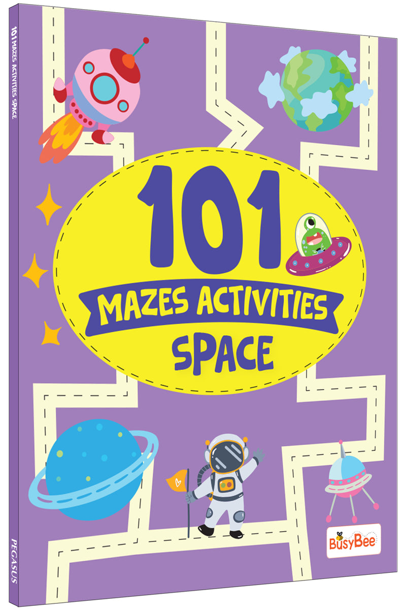 101 Mazes Activities – Space Book for Kids | Space Maze Puzzle & Activity Book | Age 3+