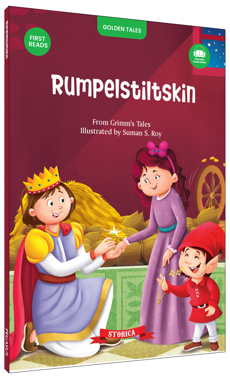 Rumpelstiltskin Story Book – Early Learning Book for Kids (Age 4+ Years) |  Classic Fairy Tale Story Book for Toddler
