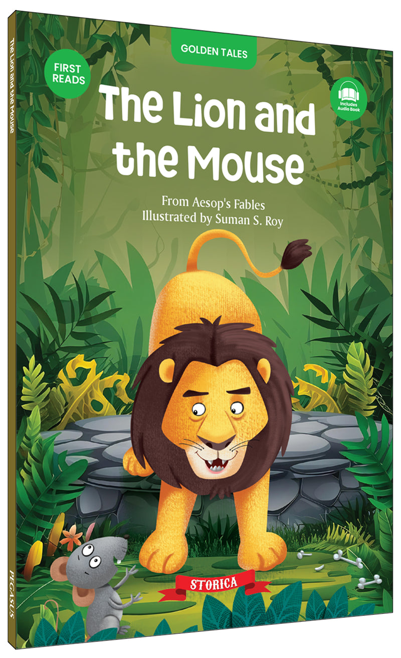 The Lion and the Mouse Story Book – Early Learning Book for Kids (Age 4+ Years) |  Classic Fairy Tale Story Book for Toddler