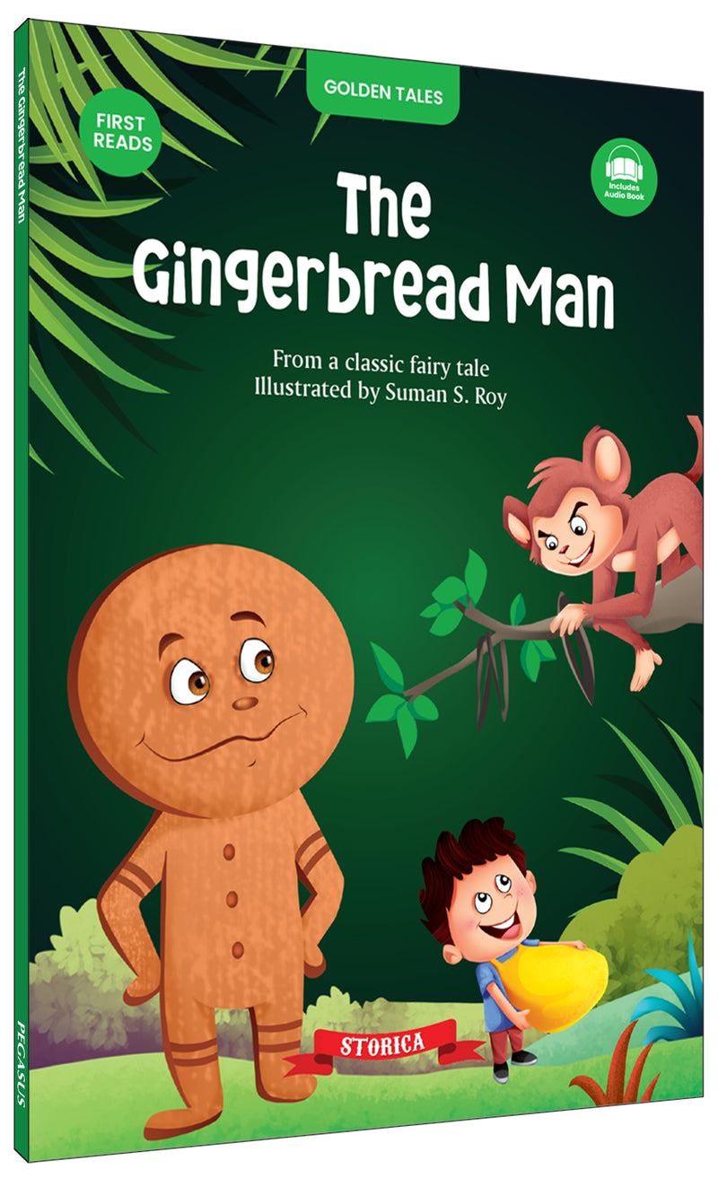 The Gingerbread Man Story Book – Early Learning Book for Kids (Age 4+ Years) |  Classic Fairy Tale Story Book for Toddler