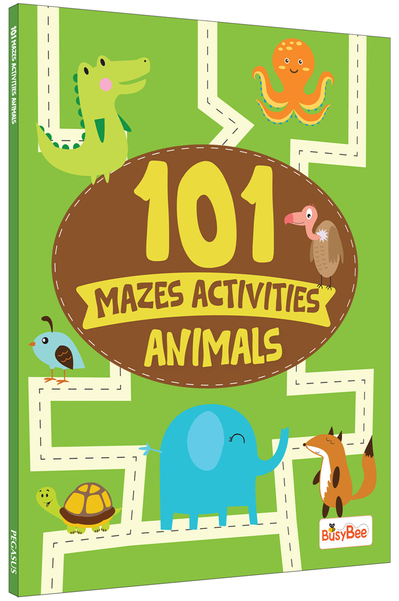 101 Mazes Activities – Animals Book for Kids | Animal Maze Puzzle & Activity Book | Age 3+
