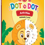 101 Dot to Dot Activities – Animal I Love Dot-to-Dot Activity Book (Age 3+ Years) Educational Puzzle Workbook