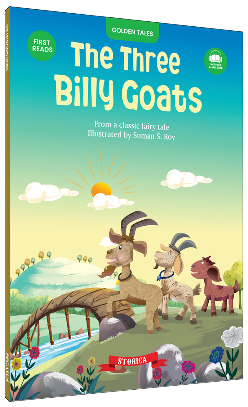 The Three Billy Goats Story Book – Early Learning Book for Kids (Age 4+ Years) |  Classic Fairy Tale Story Book for Toddler