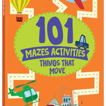 101 Mazes Activities – Things That Move Book for Kids | Vehicle Maze Puzzle & Activity Book | Age 3+
