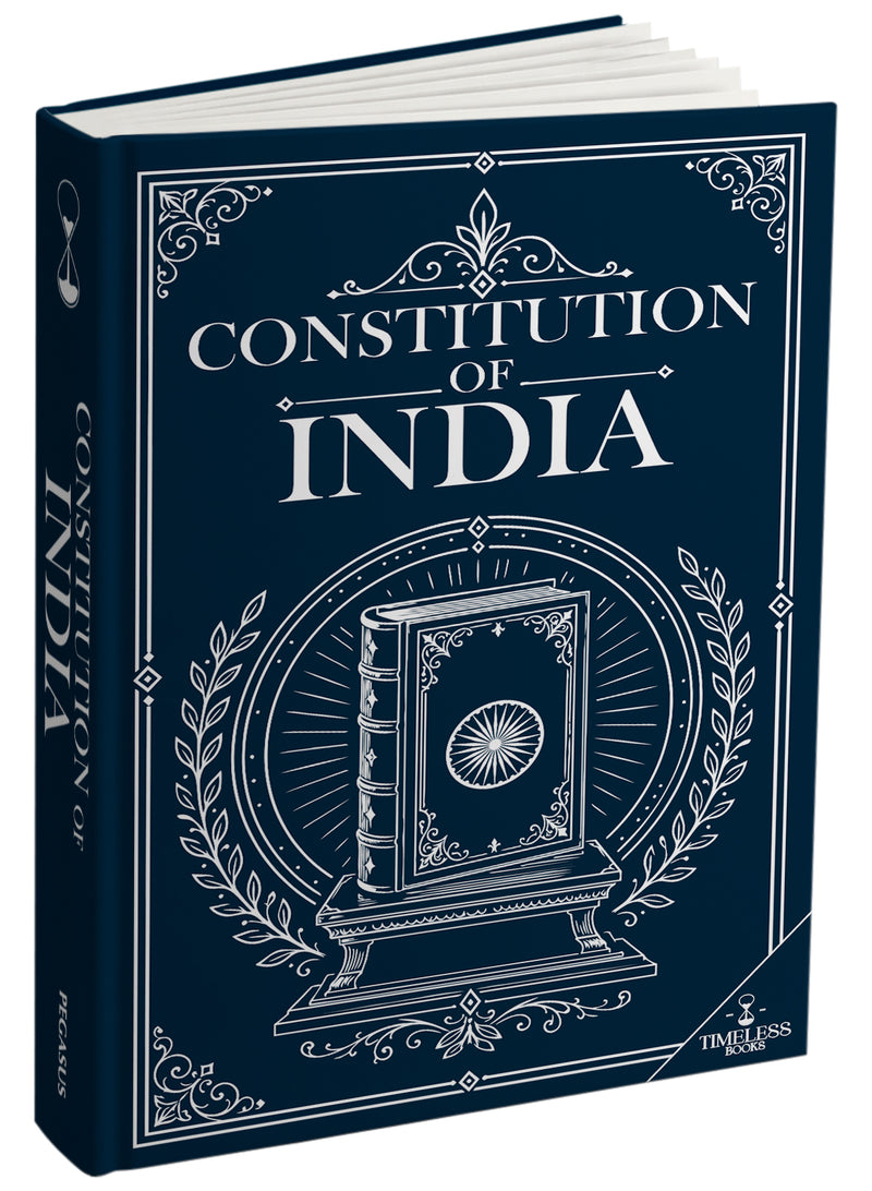Constitution of India Hardcover Book Indian Law, Civics, and Competitive Exam Reference