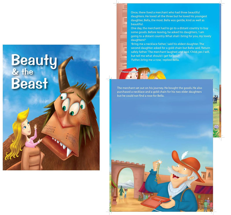 Set of 10 Grimm's Tales Picture Story Books for 3+