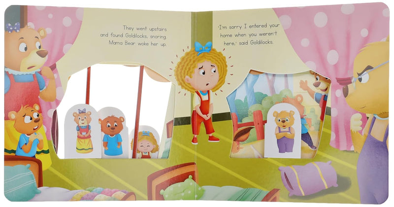 Goldilocks and the Three Bears Finger Puppet Book | Age 2+ Years