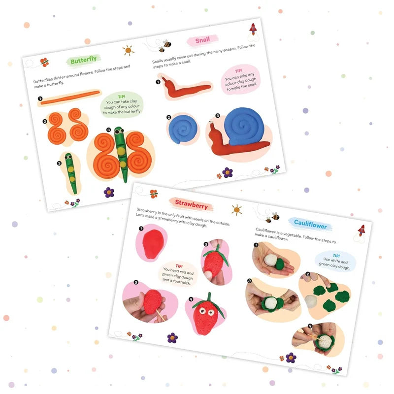 Set of 5 STEAM Art & Craft Books | Age 2+ Years