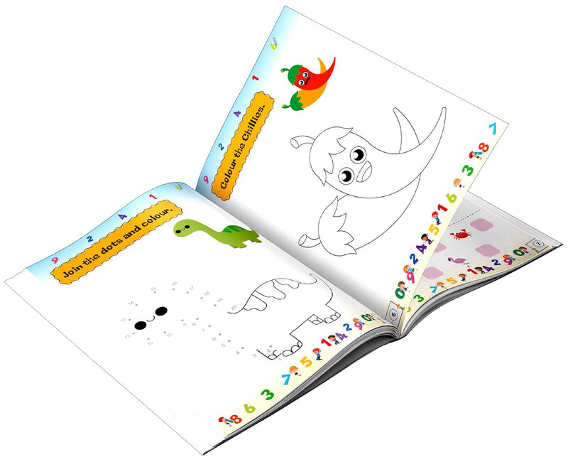 3-in-1 Numbers Learning Kit for Kids – Early Math Skills & Preschool Kit Books (Age 3+ Years)