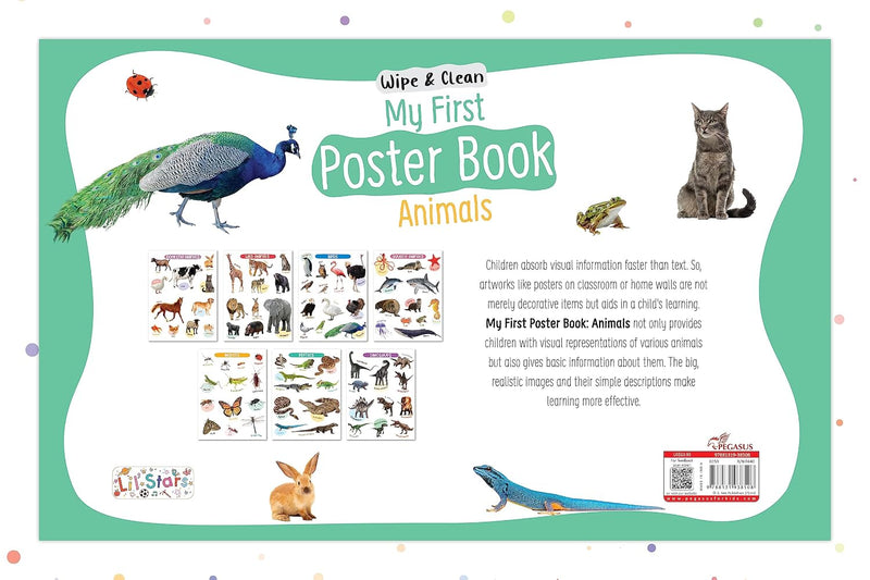 Wipe & Clean - My First Poster Book - Animals