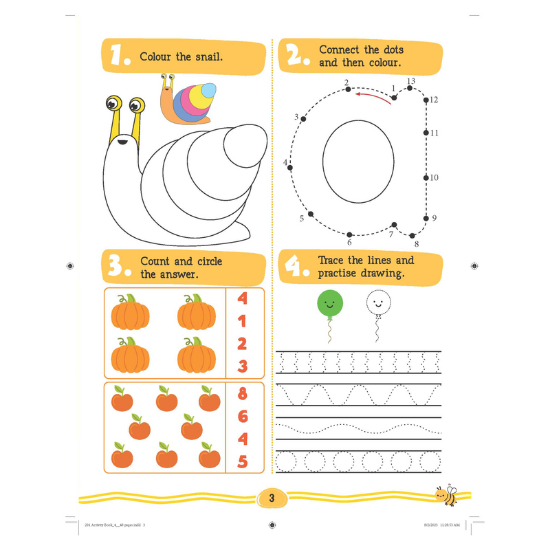 201 Ultimate Activity Book for 4+ Years Kids