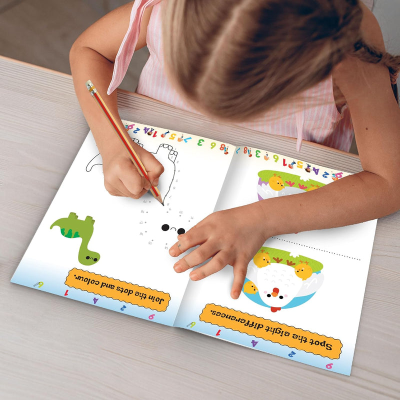3-in-1 Numbers Learning Kit for Kids – Early Math Skills & Preschool Kit Books (Age 3+ Years)