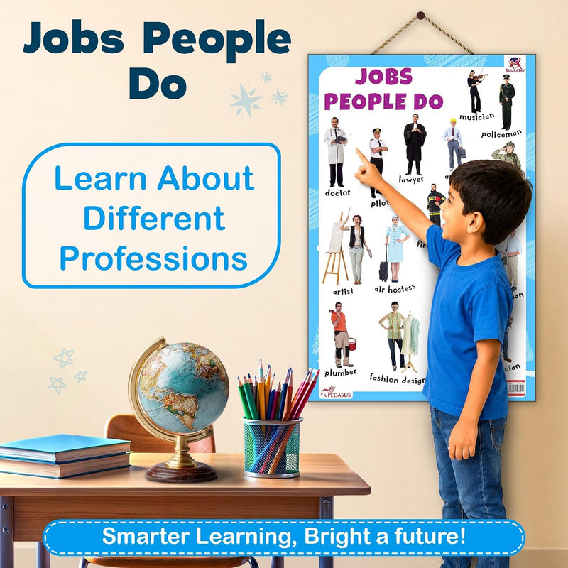 Jobs People Do - Thick Laminated Primary Chart