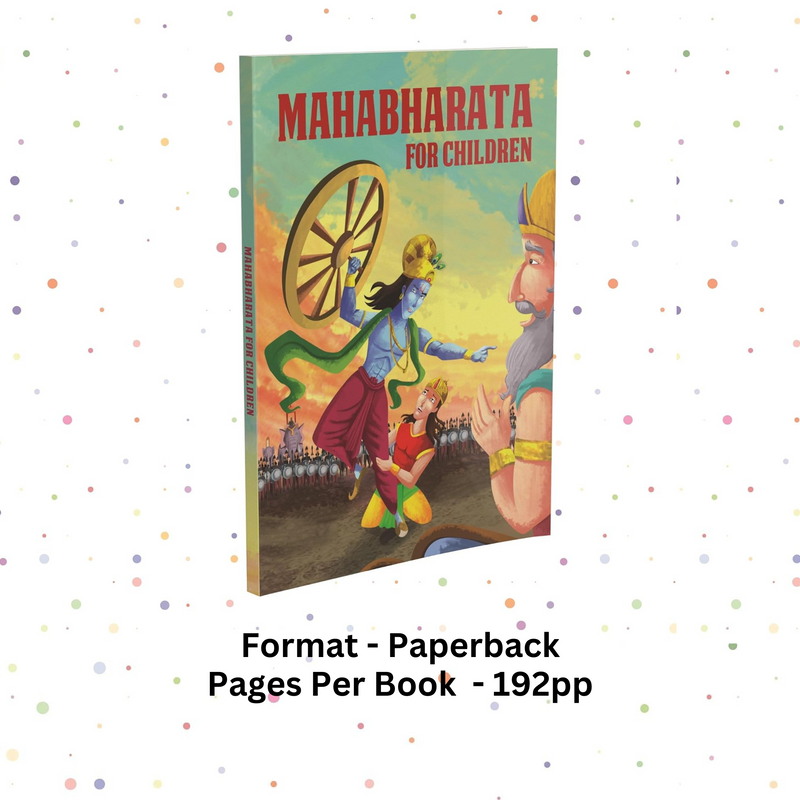 Set of 3 Mythology Story Books -Ramayana, Bhagavad Gita , Mahabharata for Children