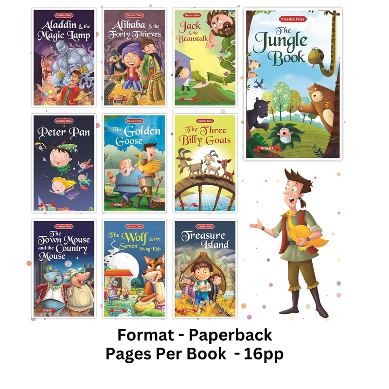 Set of 20 Classic Tales & Bedtime Story Books| English Short Stories