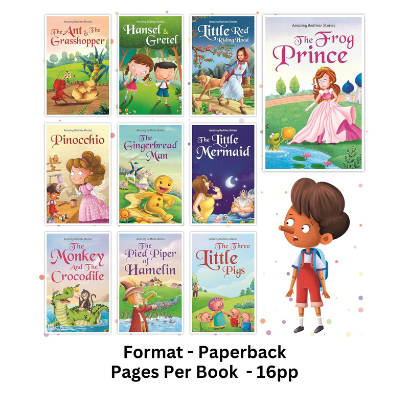 Set of 20 Classic Tales & Bedtime Story Books| English Short Stories