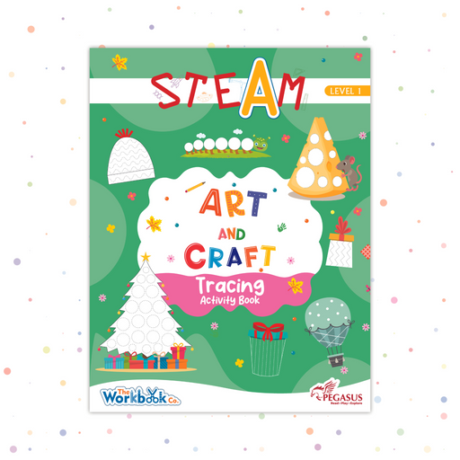 STEAM Art and Craft Tracing Activity Book, Fun and Engaging STEAM Tracing Exercises