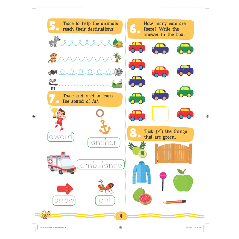 201 Ultimate Activity Book for 4+ Years Kids