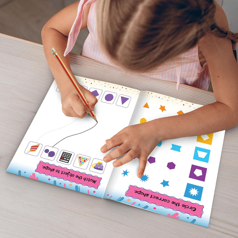 3-in-1 Colours & Shapes Learning Kit for Kids– Early Learning & Preschool Kit Books (Age 3+ Years)