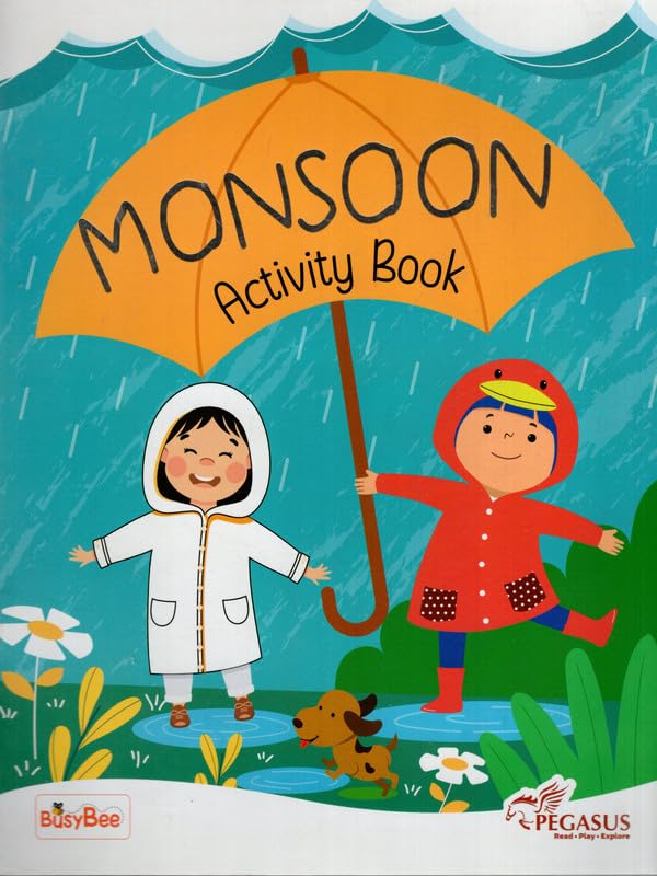 Monsoon Activity Book for Kids | Rainy Season Activities for Children | Fun Learning Book | ( Age 4+ Years)