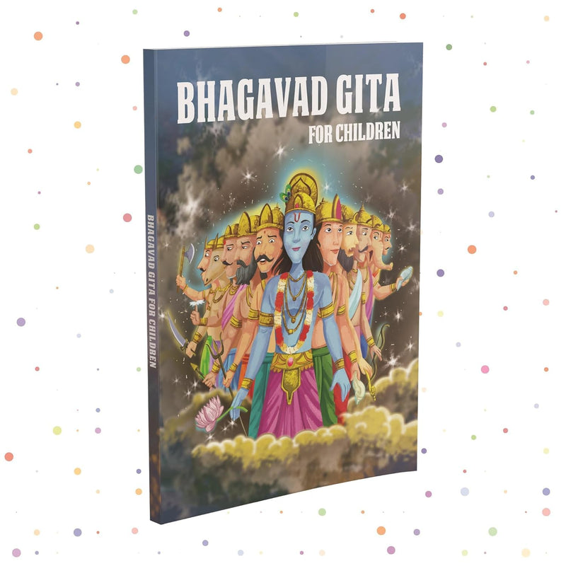Set of 3 Mythology Story Books for 5+ Years Kids -Ramayana, Bhagavad Gita , Mahabharata (Illustrated)