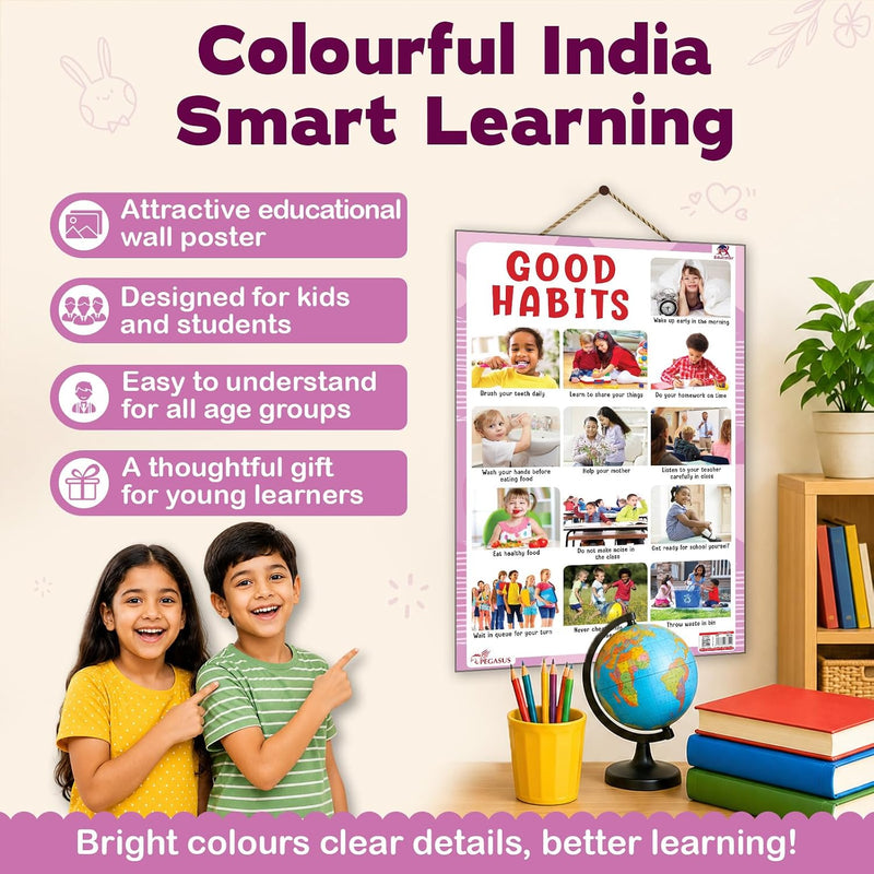 Good Habits - Thick Laminated Primary Chart