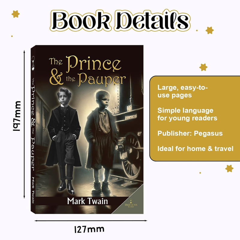 The Prince and the Pauper by Mark Twain | Classic Fiction Book | Timeless Literary Classic | (For Young Readers)