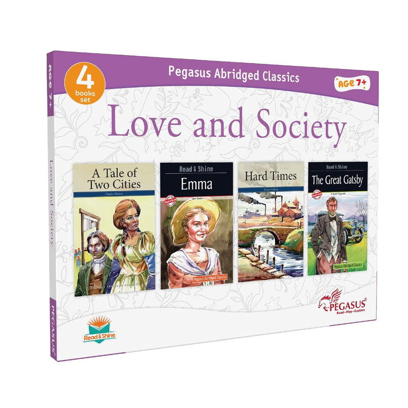 Set of 4 Classic Story Books for Kids | Love and Society | Abridged Classics | ( Age 4+ Years )