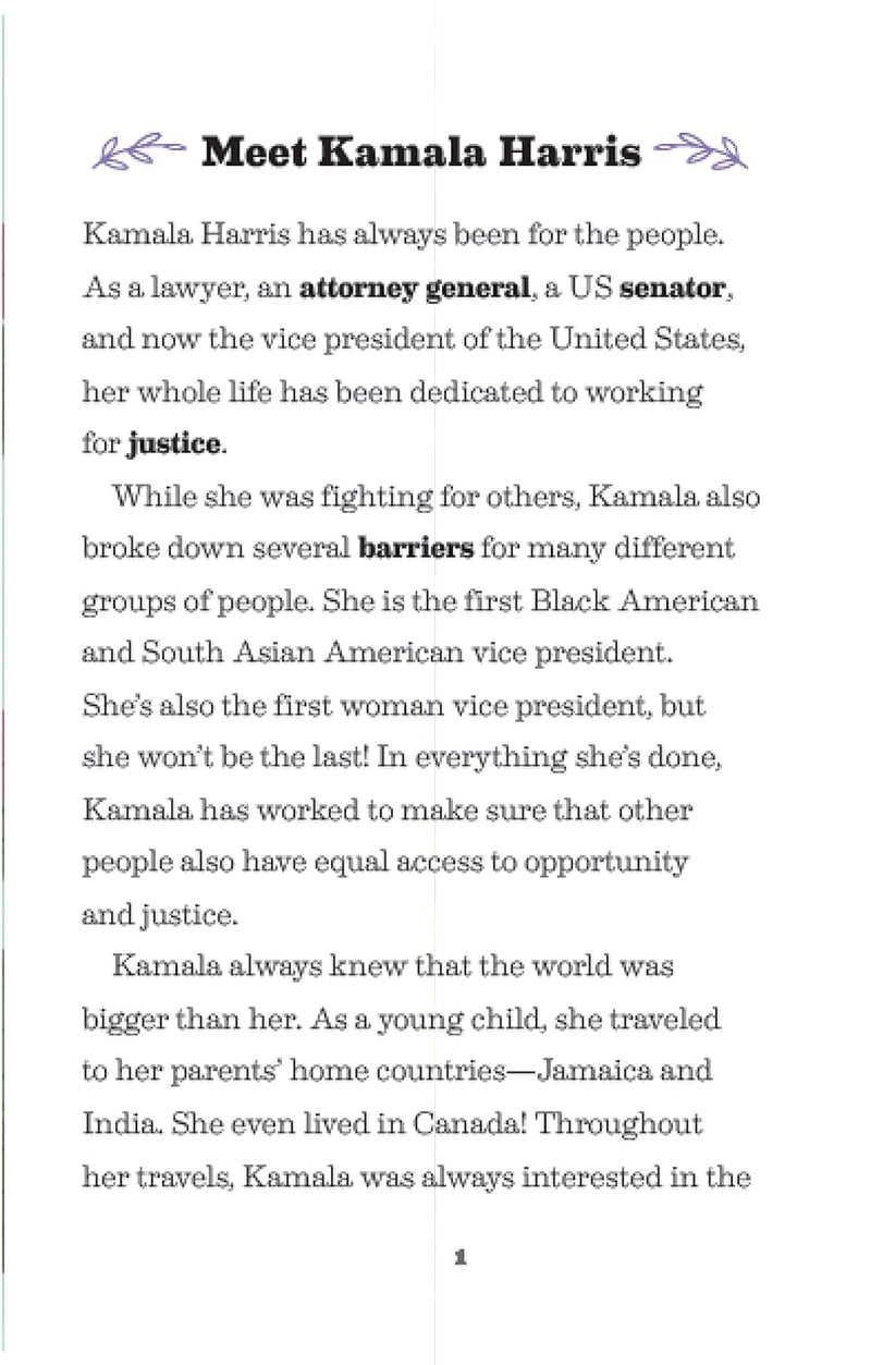 Inspirational Leader Story Book of Barack Obama Abraham Lincoln, and Kamala Harris (Set of 3 Books) Kids