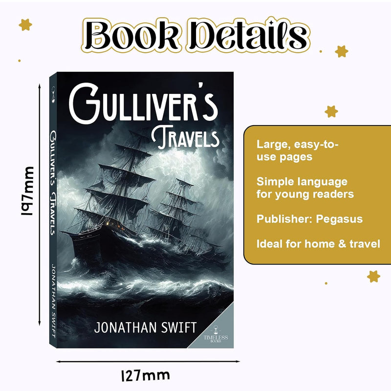Gulliver’s Travels by Jonathan Swift | Classic Literature Book | Adventure Story for Young Readers