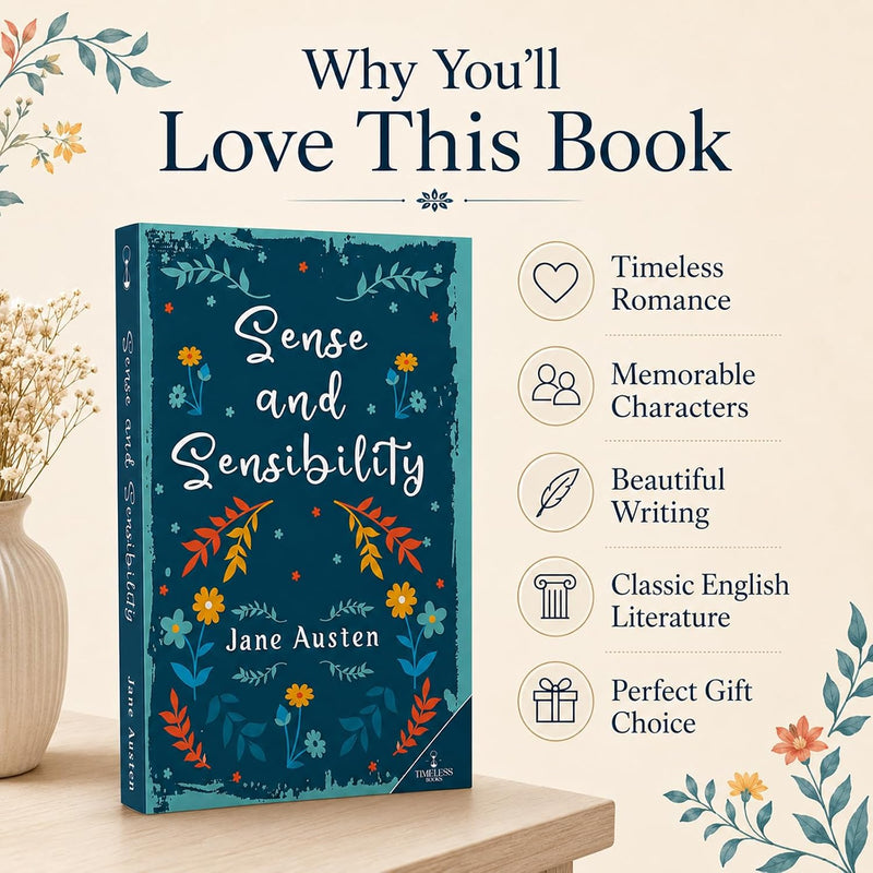 Sense and Sensibility by Jane Austen | Classic English Literature & Romance Novel | For Young Readers