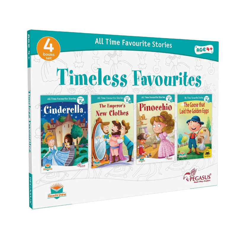 Classic Story Books for Kids | Timeless Favourites 4-Book Collection | ( Age 4+ Years )