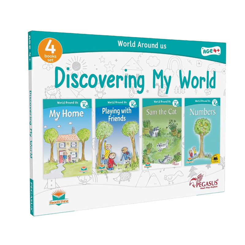 Discovering My World Book Set for Kids | 4 Early Learning Books for Children | ( Age 4+ Years )
