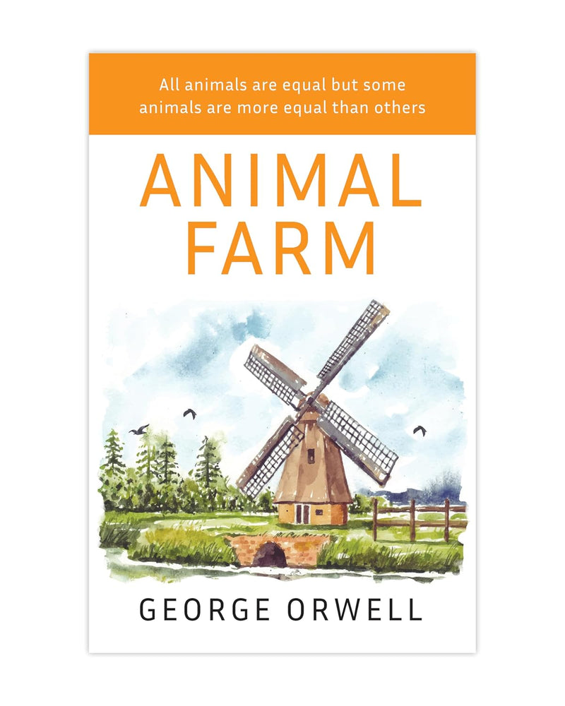 Set of 5 Fiction Books for Adults & Child - The Odyssey, Frankenstein, The Great Gatsby, Animal Farm, 1984