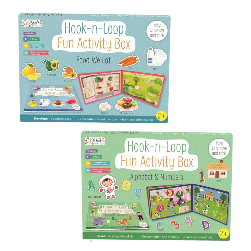 Hook Loop Fun Activity Box Set of 2