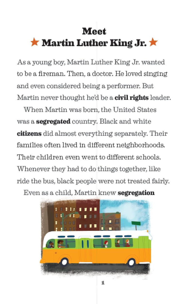 Inspirational Leader Story Book of Abraham Lincoln, Barack Obama and Martin Luther King Jr. (Set of 3 Books) for Children