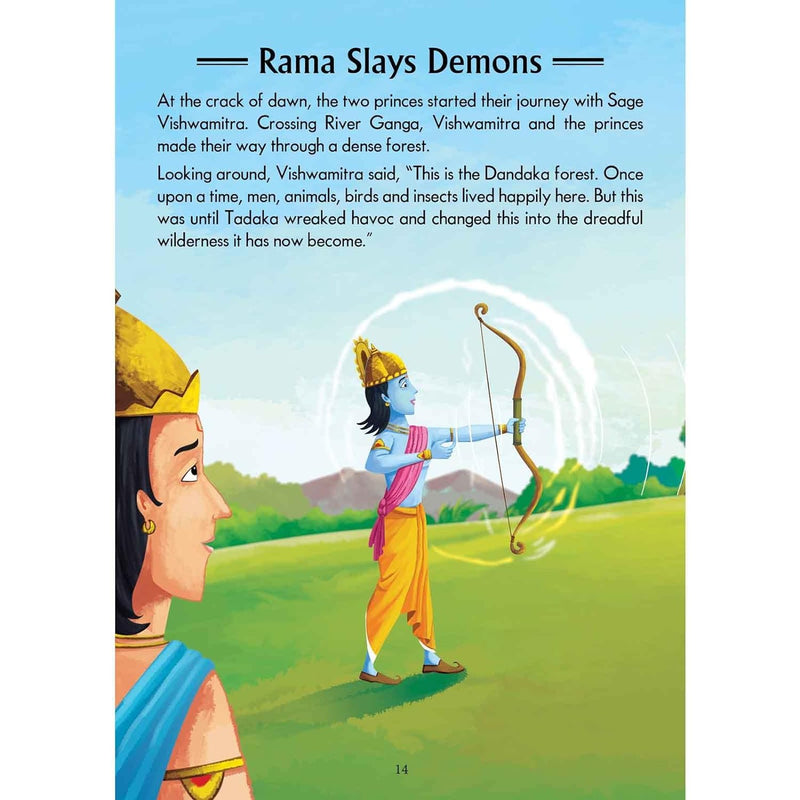 Pegasus Religious Books Set of 2- Ramayana & Mahabharata for Children