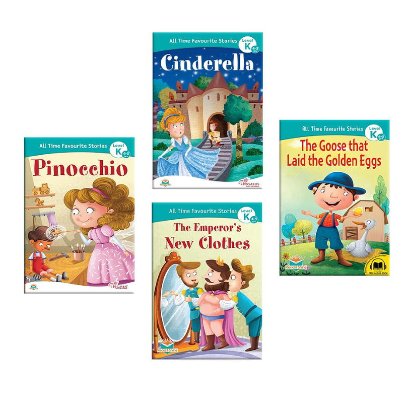 Classic Story Books for Kids | Timeless Favourites 4-Book Collection | ( Age 4+ Years )