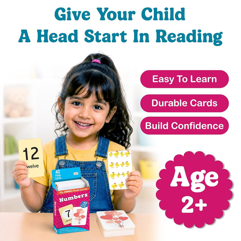 My First Jumbo Flashcards -  Numbers