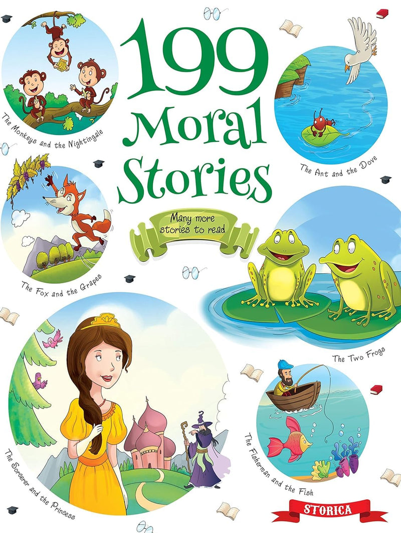 Pegasus 199 Stories Books Set of 4-Bedtime & Moral Stories, Stories for Boys & Girls | Age 2+ Years