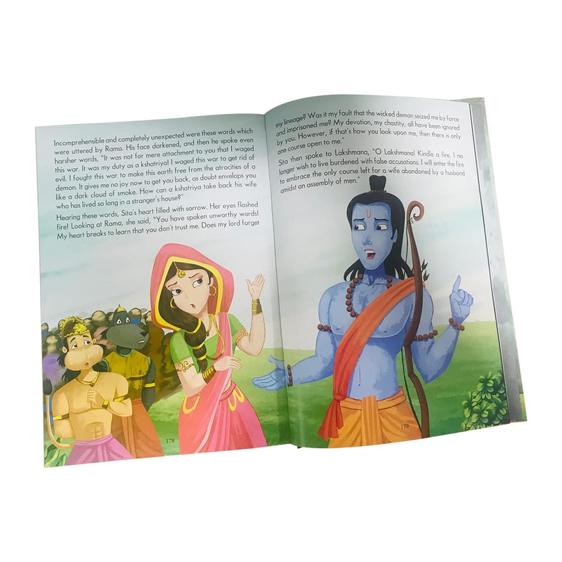 Pegasus Religious Books Set of 2- Ramayana & Mahabharata for Children