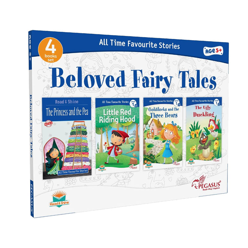 Fairy Tale Books for Kids | Beloved Fairy Tales 4-Book Collection | ( Age  4+ Years )