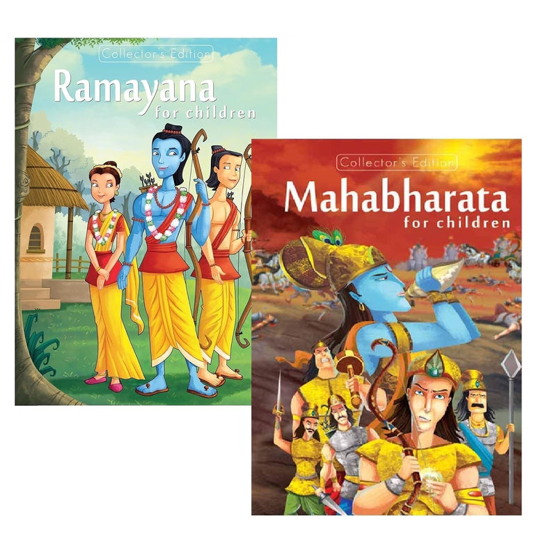 Pegasus Religious Books Set of 2- Ramayana & Mahabharata for Children