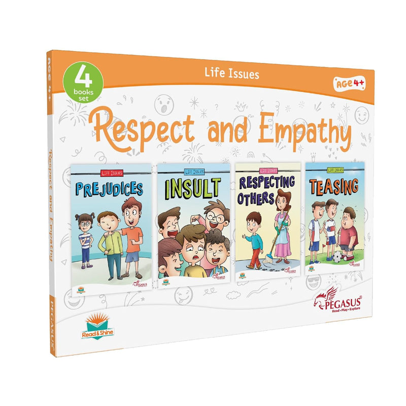 Respect and Empathy Books for Kids | 4-Book Set on Kindness & Good Behaviour | ( Age 4+ Years )