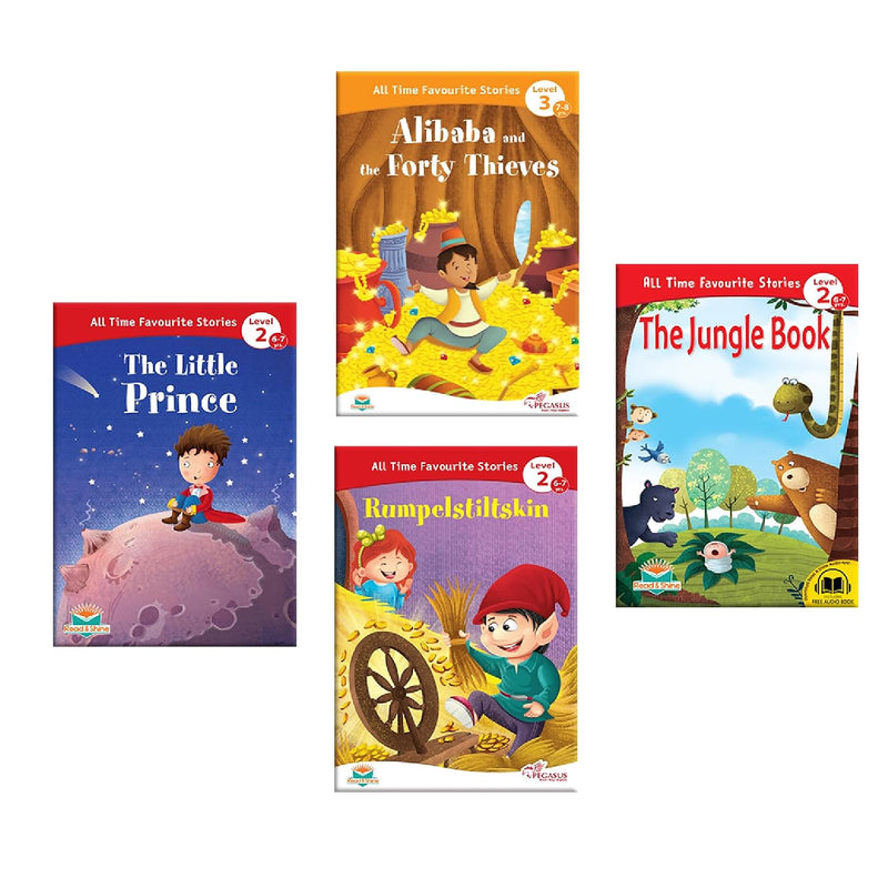 All Time Favorite Stories for Kids | Legends and Wonders 4-Book Set | ( Age 4+ Years )