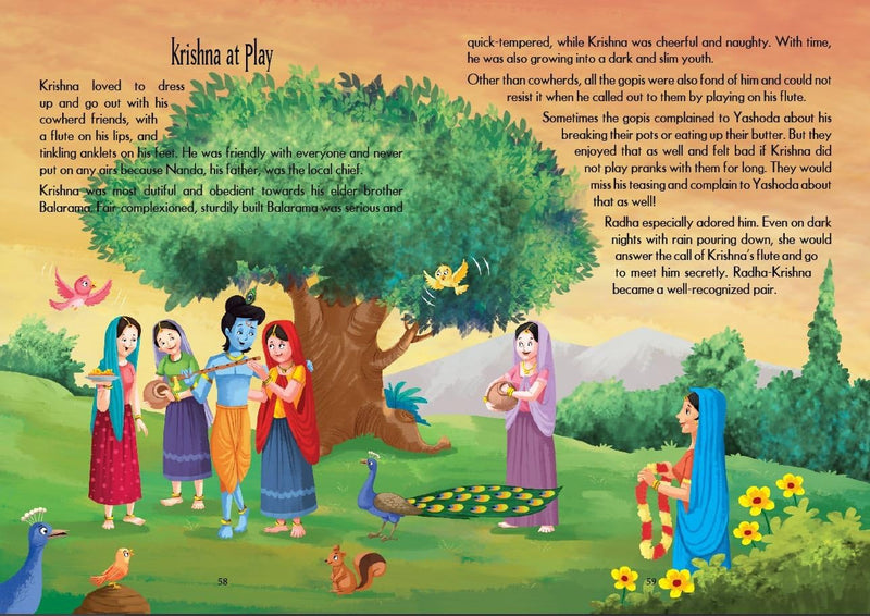 Pegasus Religious Books Set of 2- Shrimad Bhagavad Gita & Mahabharata for Children