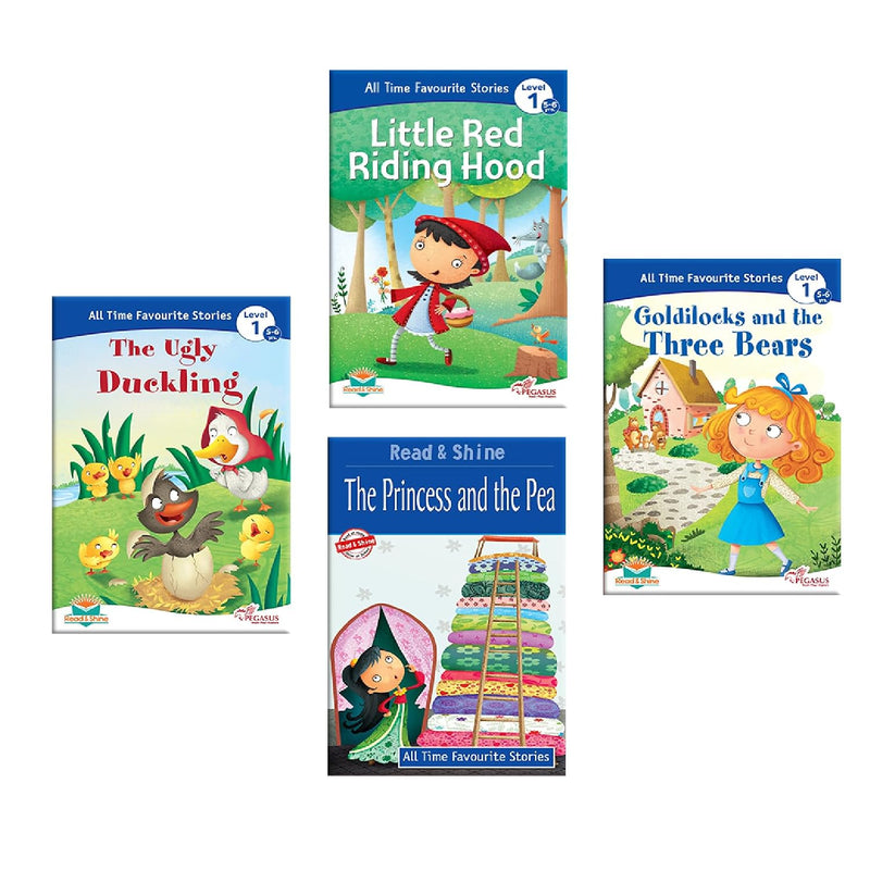 Fairy Tale Books for Kids | Beloved Fairy Tales 4-Book Collection | ( Age  4+ Years )